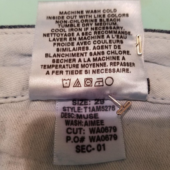 CC - Joe’s Jeans Women’s Size 29 Muse Blue Denim Aimee Wash 5 Pockets Stretch - Picture 6 of 6